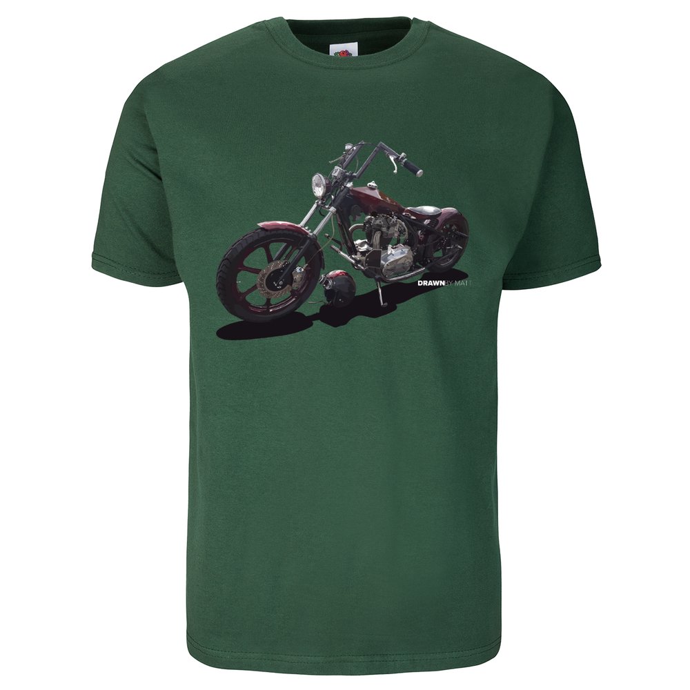 Triumph Hardtail T Shirt – Drawn By Matt